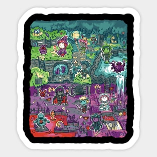 Video game level detailed RPG Sticker